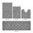 Hugo Premium 100% Cotton 2370 GSM 4-Piece Tufted Bath Rug Set with Non-Slip Spray Latex Backing, OEKO-TEX® Certified, Super Absorbent & Machine Washable, Gray-311752664-311034147