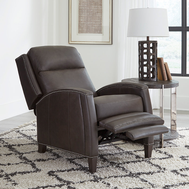 Ensemble de deux fauteuils inclinables manuels Hamwi, Ardoise noire