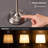 Demetrish Cordless LED Table Lamp with Dimmer, Built-in Rechargeable Battery, 3-Level Brightness, Patio Table Lamp, Bedside Night Lamp, Ambient Light for Restaurant-1394919638
