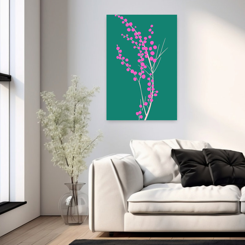 Art contemporain, art contemporain abstrait, H 36 po x l 24 po