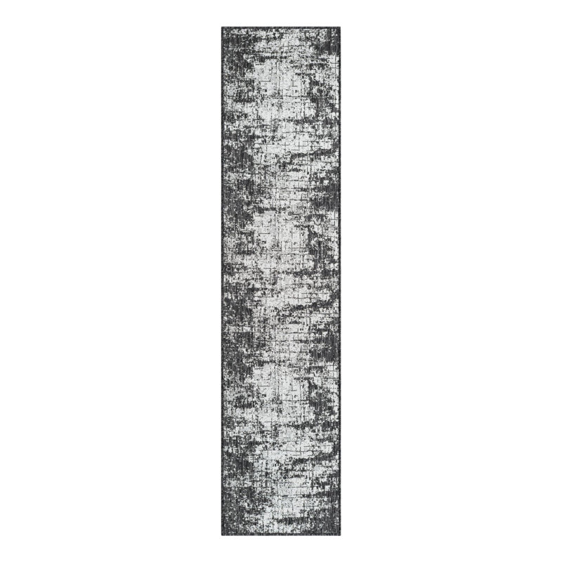 Geometric Indoor / Outdoor Rug, Runner 2' x 8'