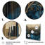 «Gold and Blue Urban Elegance I», reproduction sur toile encadrée-88537788-88537792