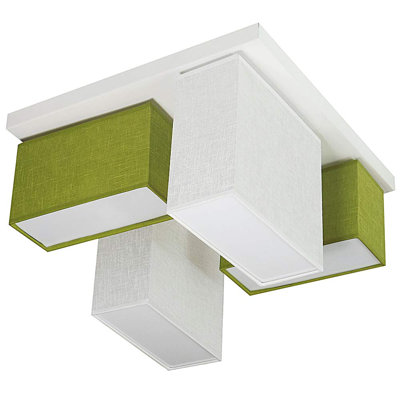 Eris Fabric Semi Flush Mount