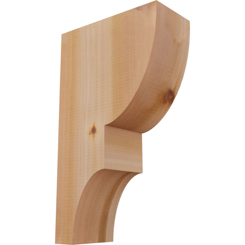 Ridgewood Corbel, 20" H x 5.5" W x 12" D, Western Red Cedar, Smooth