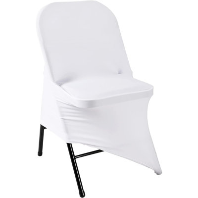 Housses de chaise - blanc - ensemble de 25 / extensible / lavable / protecteur de siège / salon / banquet / mariage / événement / hôtel