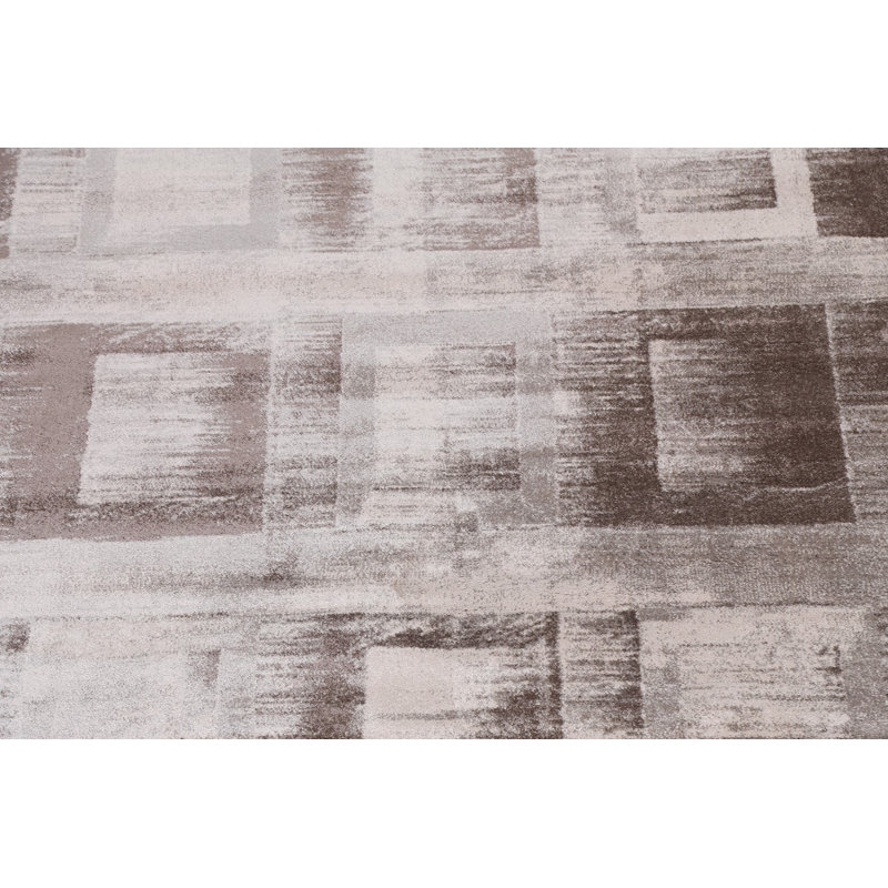 Tapis oriental géométrique transitionnel 2X3, Rectangle 7 pi 1 po x 9 pi 10 po