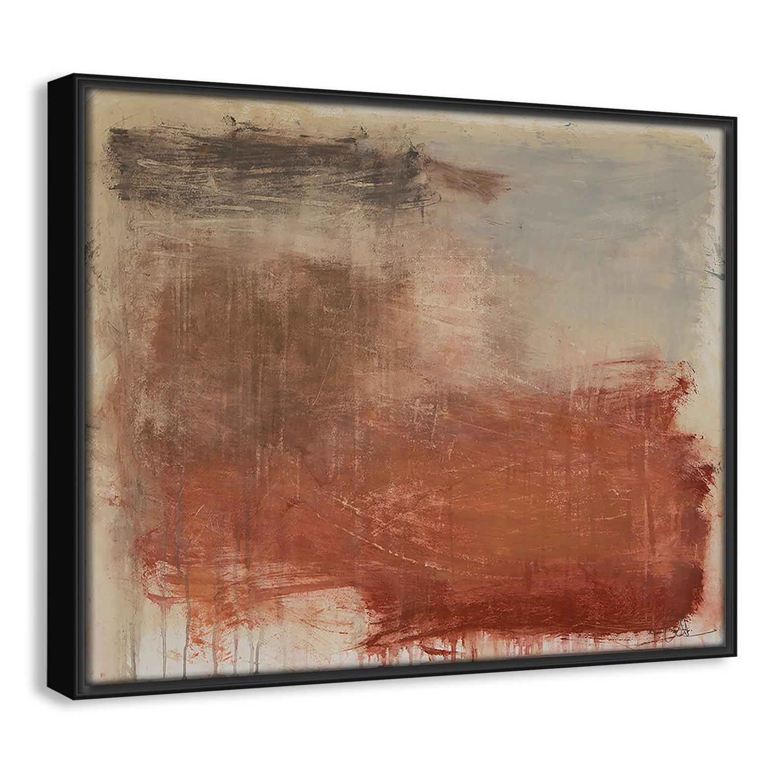 Colin "Autumn Over The Riviera" Print, 12.5" H x 15.5" W, Black
