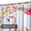 Rideau de douche avec 12 crochets aquarelle-101084001