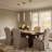 Solem 1-Light Modern Pendant Kitchen Island Crystal LED Light Cylinder Style-79397115