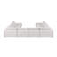 Canapé modulaire avec méridienne 10 pièces Mullica