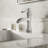 Single-Hole Single-handle Bathroom Faucet with Drain Assembly-106069673