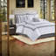 Elegant White Bedding Set, Hypoallergenic Polyester, Transitional Style For Home