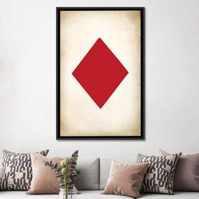 « card iv diamond », impression sur toile