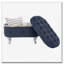 Banc de rangement avec repose-pieds en tissu-1308826148