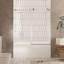 Porte de douche sans cadre-127317970