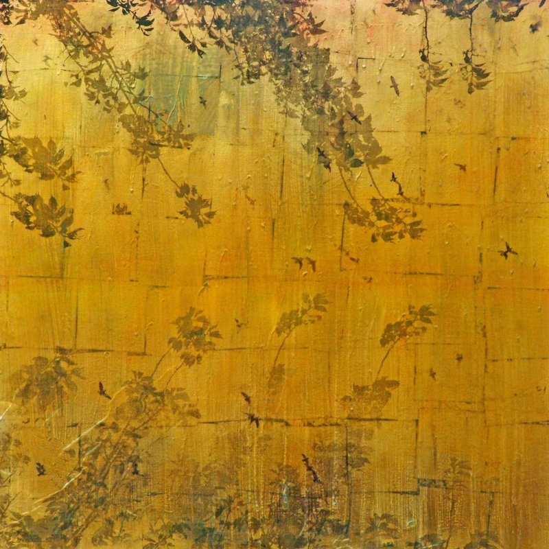 Reflectere by Tracy Silva Barbosa - Wrapped Canvas Painting, 102 cm H x 102 cm W x 4 cm D