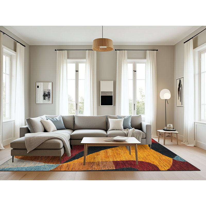 Moin Abstract Indoor Rug, Rectangle 8' x 10'