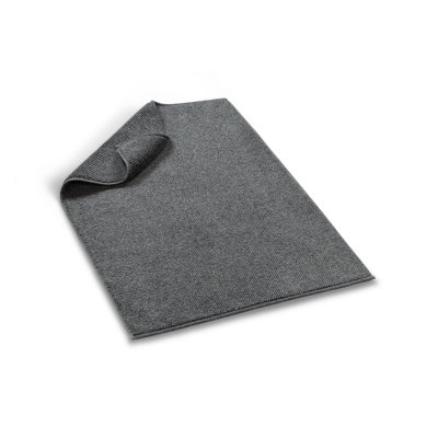 Luxurious 100% Cotton Bathmat, Anthracite, 23.6 x 39.4 inches | 1200 g/m² for Ultra Absorbency & Comfort | Machine Washable, Tumble Dry Low, Iron Medium | Perfect for Modern Bathrooms & Spa-Like Experience