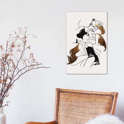 Ballerinas by Kubistika - Wrapped Canvas Print