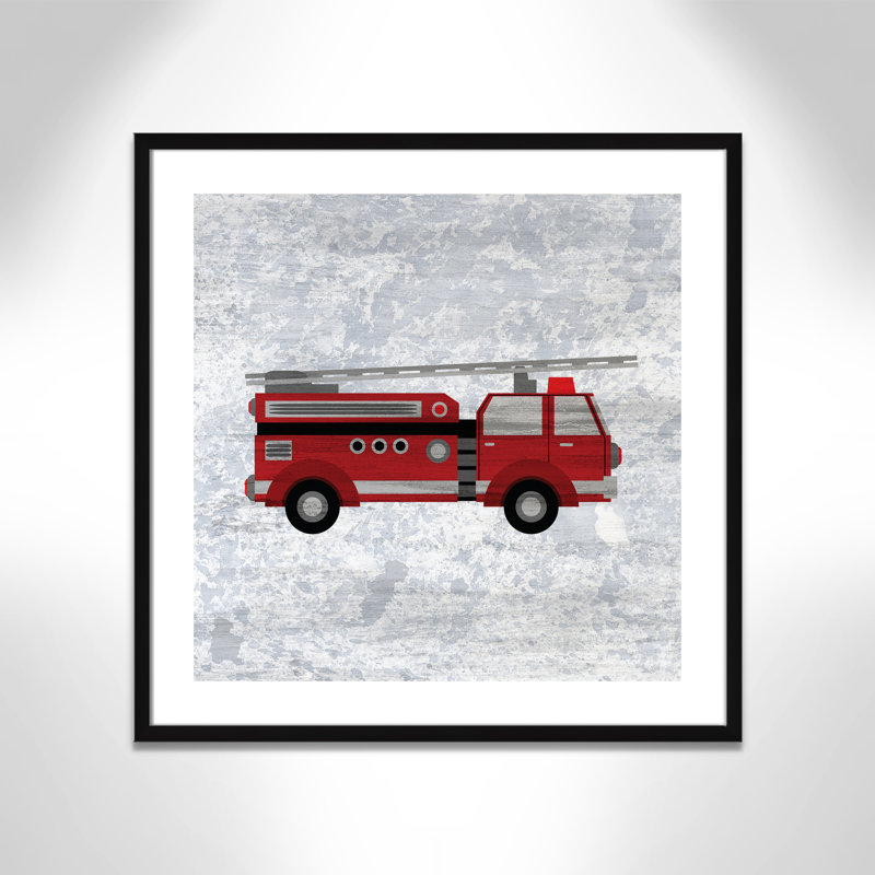 Red 1 Paper Print, Black Box Framed, 26.5" H x 26.5" W x 1.18" D