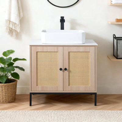 Meuble-lavabo simple 30 po avec lavabo vasque
