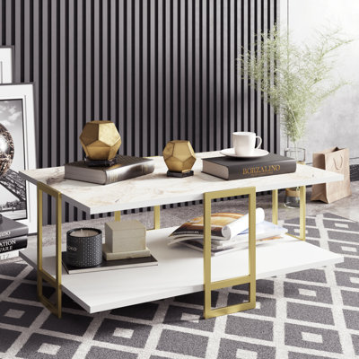 4 Legs Coffee Table with Storage
