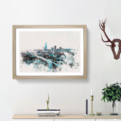Oklahoma City Skyline - Framed Print