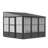 Sojag Charleston 10 ft. x 10 ft. Wall-Mounted Solarium