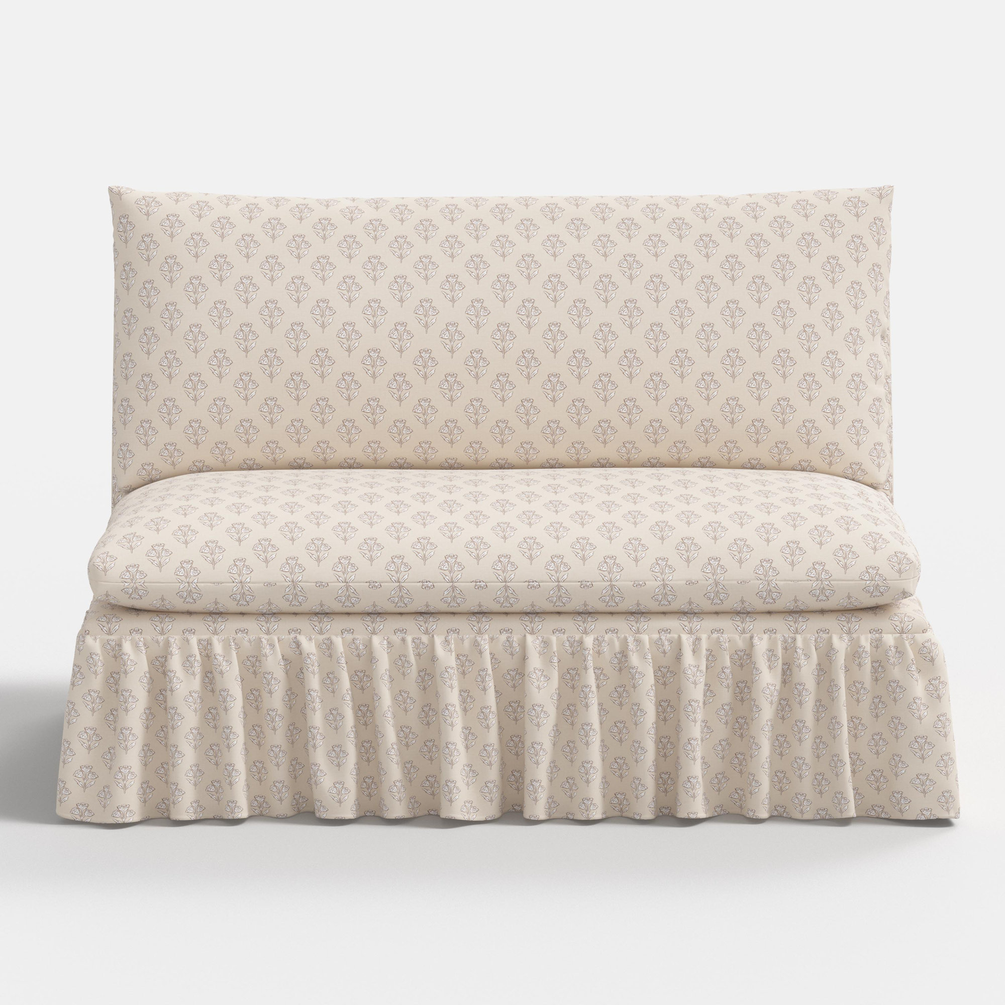 Stoffer Home x Cloth and Co. Thelma Settee, Francie Cream