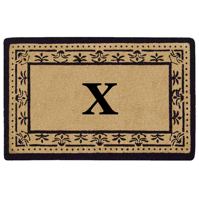 Tapis de porte d'extérieur robuste Blanquilla Corinthian, X, l 22 po x L 36 po
