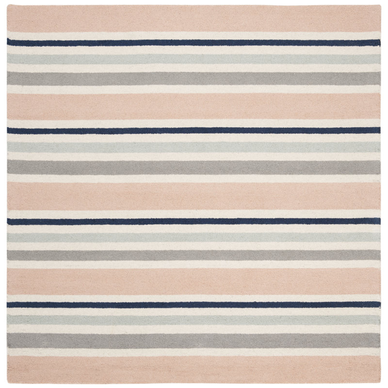Kruetzen Hand Tufted Wool Rug, Square 5'