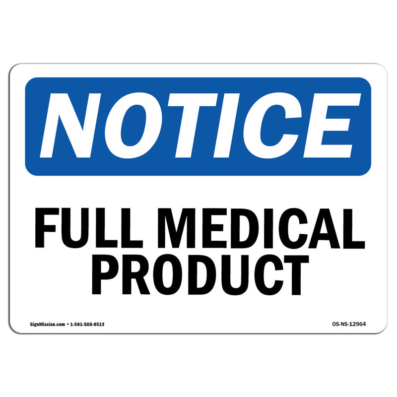 Affiche complète du produit médical