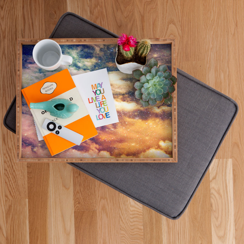 Plateau de table basse Roden Clark Cosmic, H 1,75 po x l 18 po x p 14 po