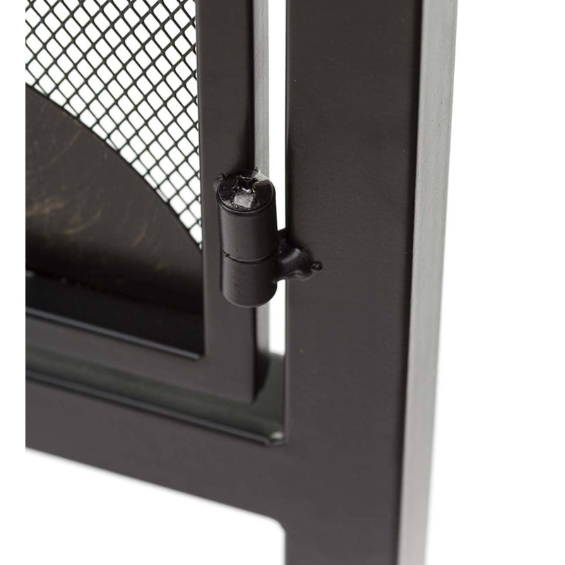 48'' H x 36'' W Black Metal Gate