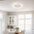 Low Profile LED Ceiling Fan Light Kit with Remote Control-1920586263