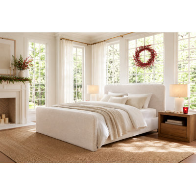 Kaiser Mid-Century Upholstered Platform Bed