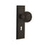 New York Plate with Decorative Keyhole and Craftsman Door Knob-527893889