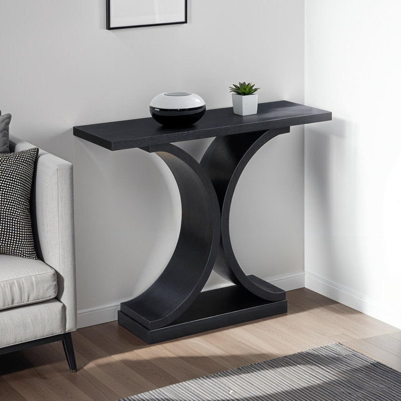Console 36 po Grovetown, Noir