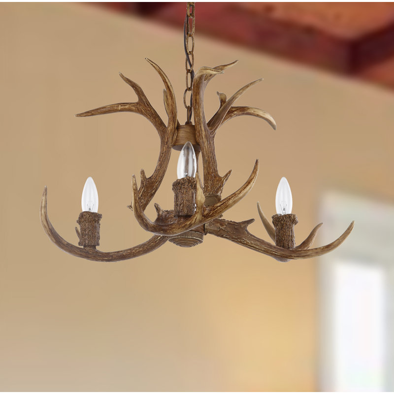Lustre à 3 lumières unique, spectaculaire, classique et traditionnel Benefiel