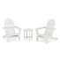 Ensemble de conversation 3 pièces POLYWOOD Classic Adirondack
