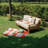 Bismark 52.75'' Wide Straight Mahogany Loveseat with Cushions-1180744379