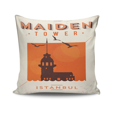Housse de coussin décorative, 17 x 17 pouces, 50% coton / 50% polyester | Lavable à la machine à 104 ° F, repassable, fermeture à glissière dissimulée | Parfait pour le salon, la chambre à coucher et la décoration intérieure élégante