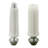 Bi-Fold Door Bottom Pivot Kit, Two 3/8 In. And Two 7/16 In. Plastic Base Diameters, Grooved Steel Pivot Tips, Adjustable (2 Pair)