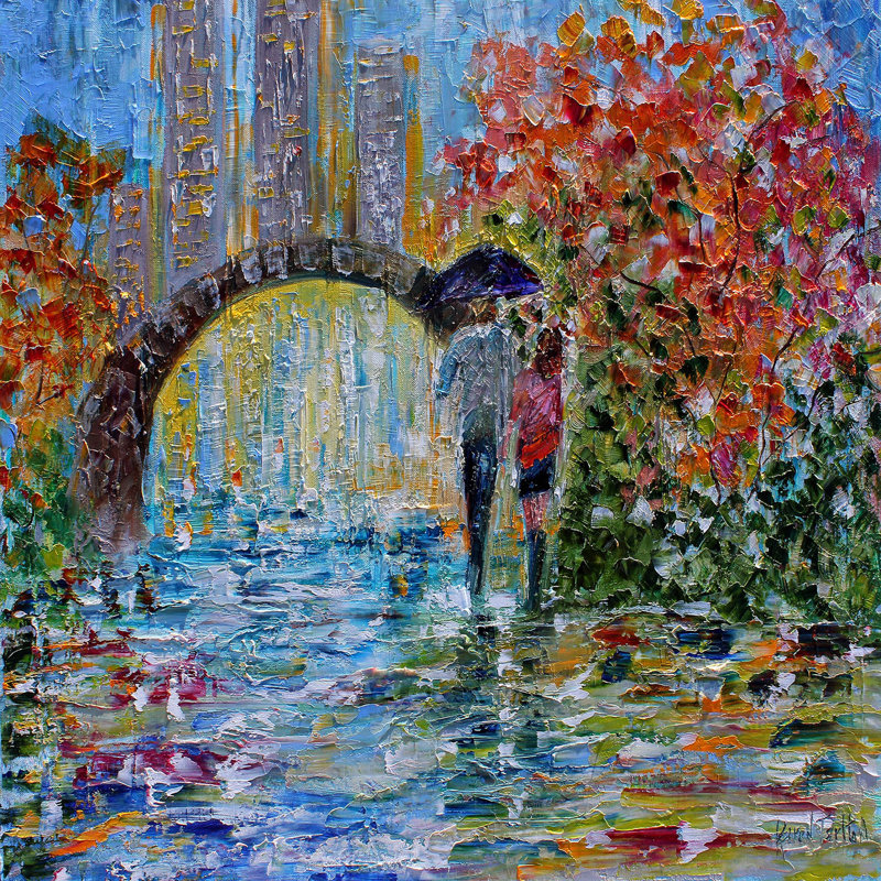 Ensemble de housse de couette en microfibre DiaNoche par Karen Tarlton - Central Park Autumn