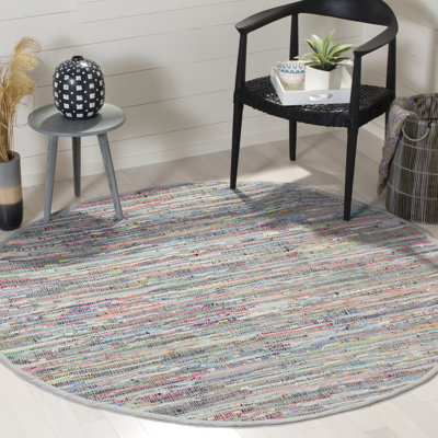 Mireia Rug Hand Woven Cotton Striped Rug