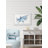 'Shark Outline' Framed Print-50107402