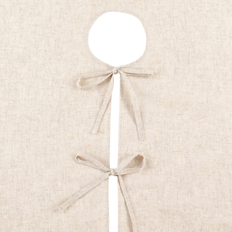 Natural Linen Blend Circular Tree Skirt, 56"