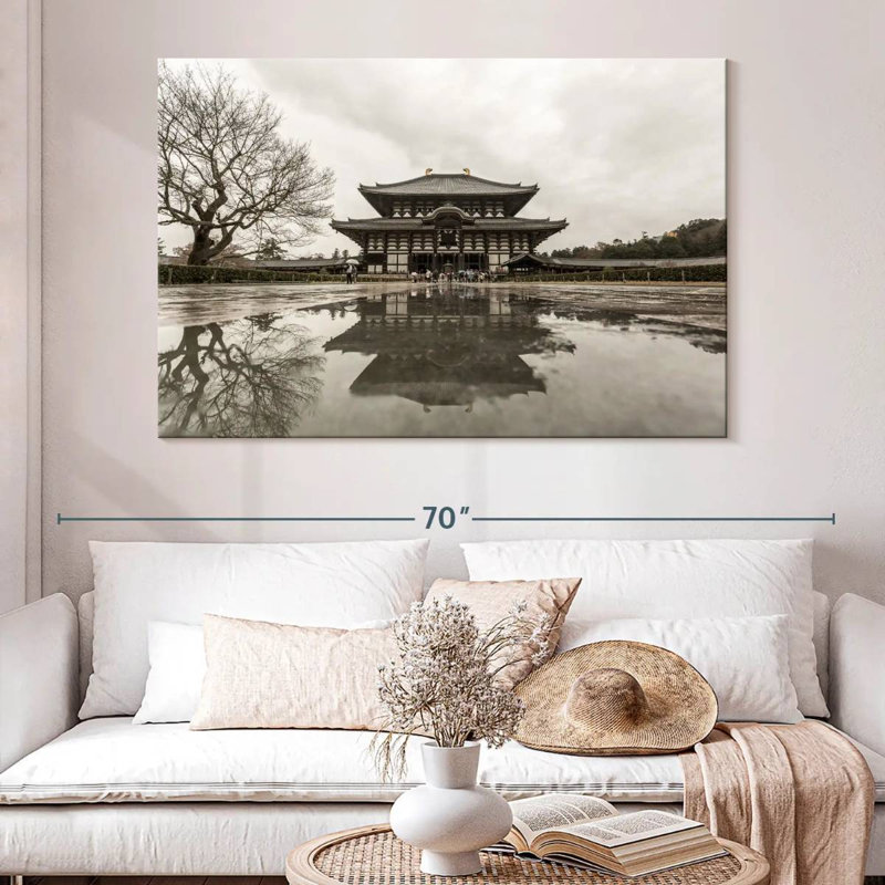 Adella Todaiji Temple Reflection, 34" H x 51" W