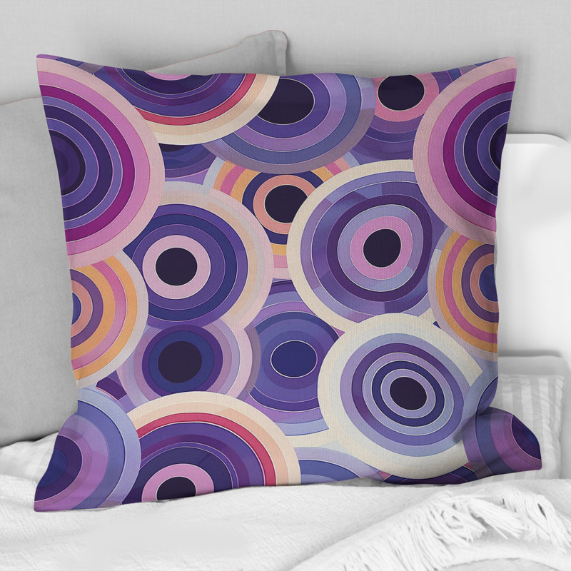 Coussin Retro Mid-Century, H 16 po x l 16 po