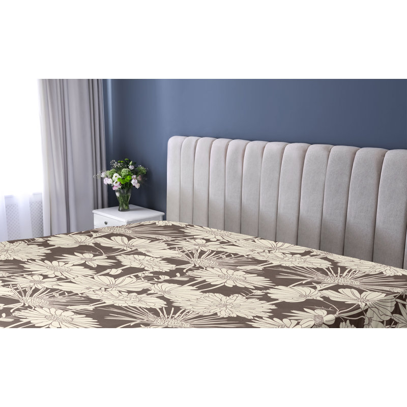 Drap-housse en camomille Ambesonne, Drap-housse grand